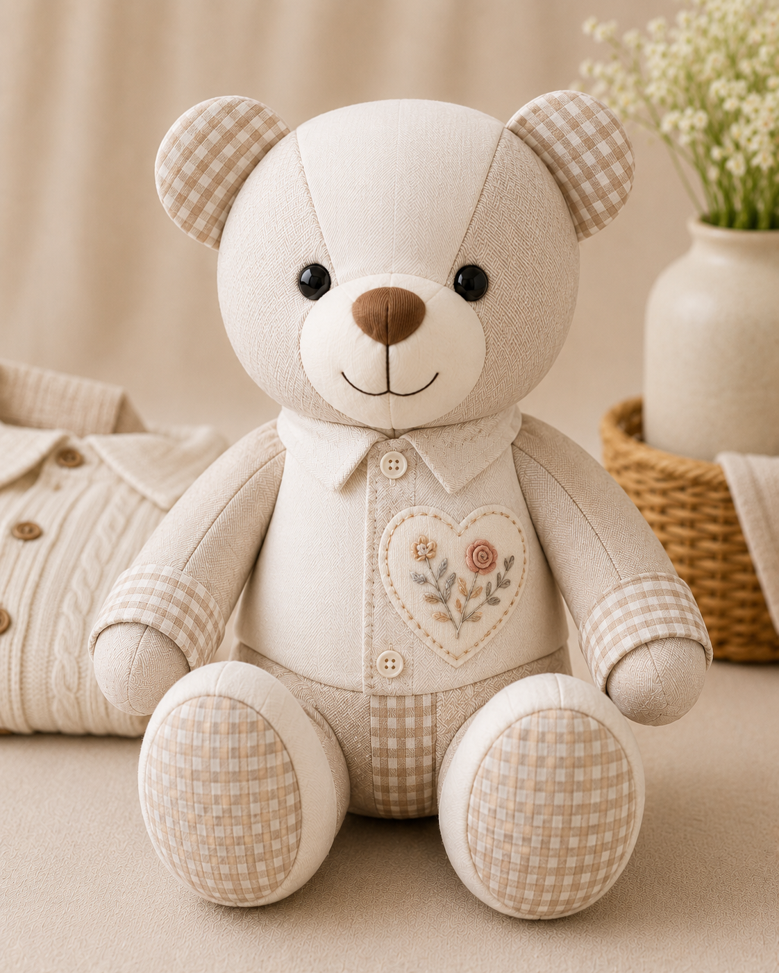 Memory Bear con Moño Personalizado